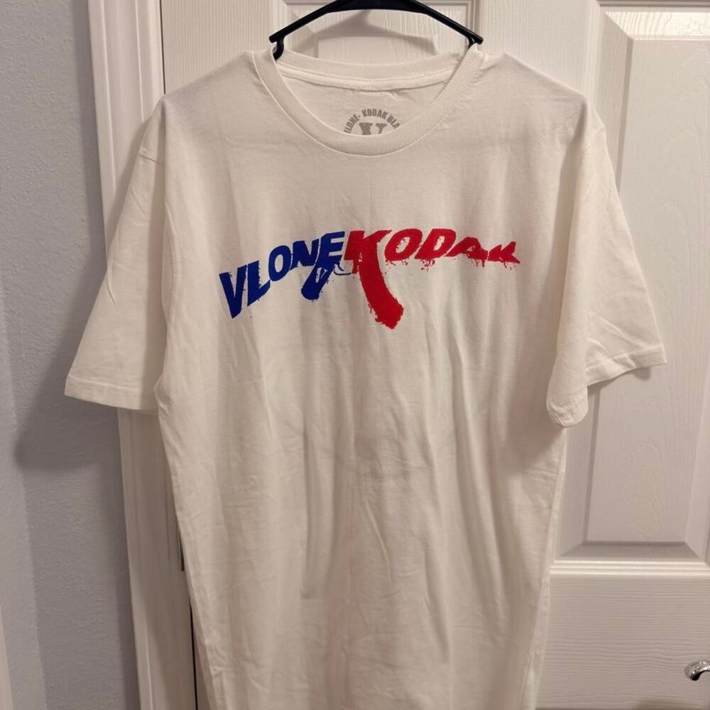 VLONE x Kodak Black Vulture Tee - White - M (2021)